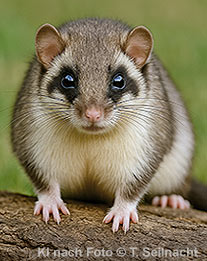 Gartenschläfer Frontalansicht